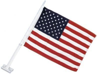 American Window Car Flag