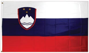 Slovenia 2x3' Poly Flag