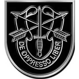 United States Armed Forces Special Forces De Oppresso Liber Emblem Belt Buckle