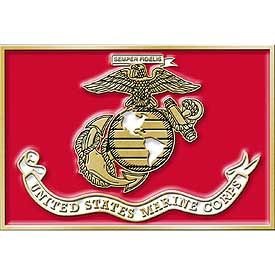 Red Flag US Marine Corps Belt Buckle