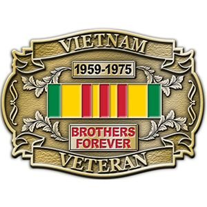 1959-1975 Viet Vet Brothers Belt Buckle