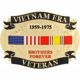 1959-1975 Brothers Forever Viet Vet Era Belt Buckle