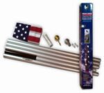 Aluminum In-Ground Flagpole Set