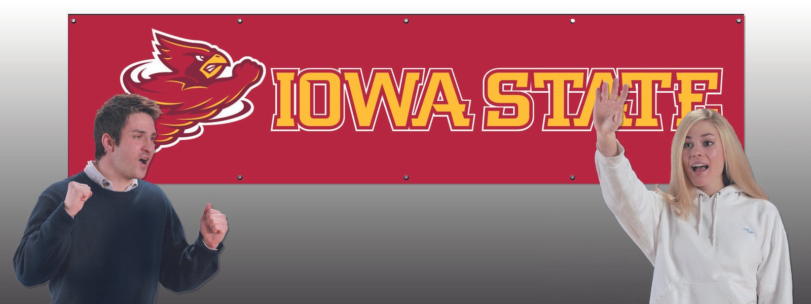 Iowa State Cyclones Banner Flag