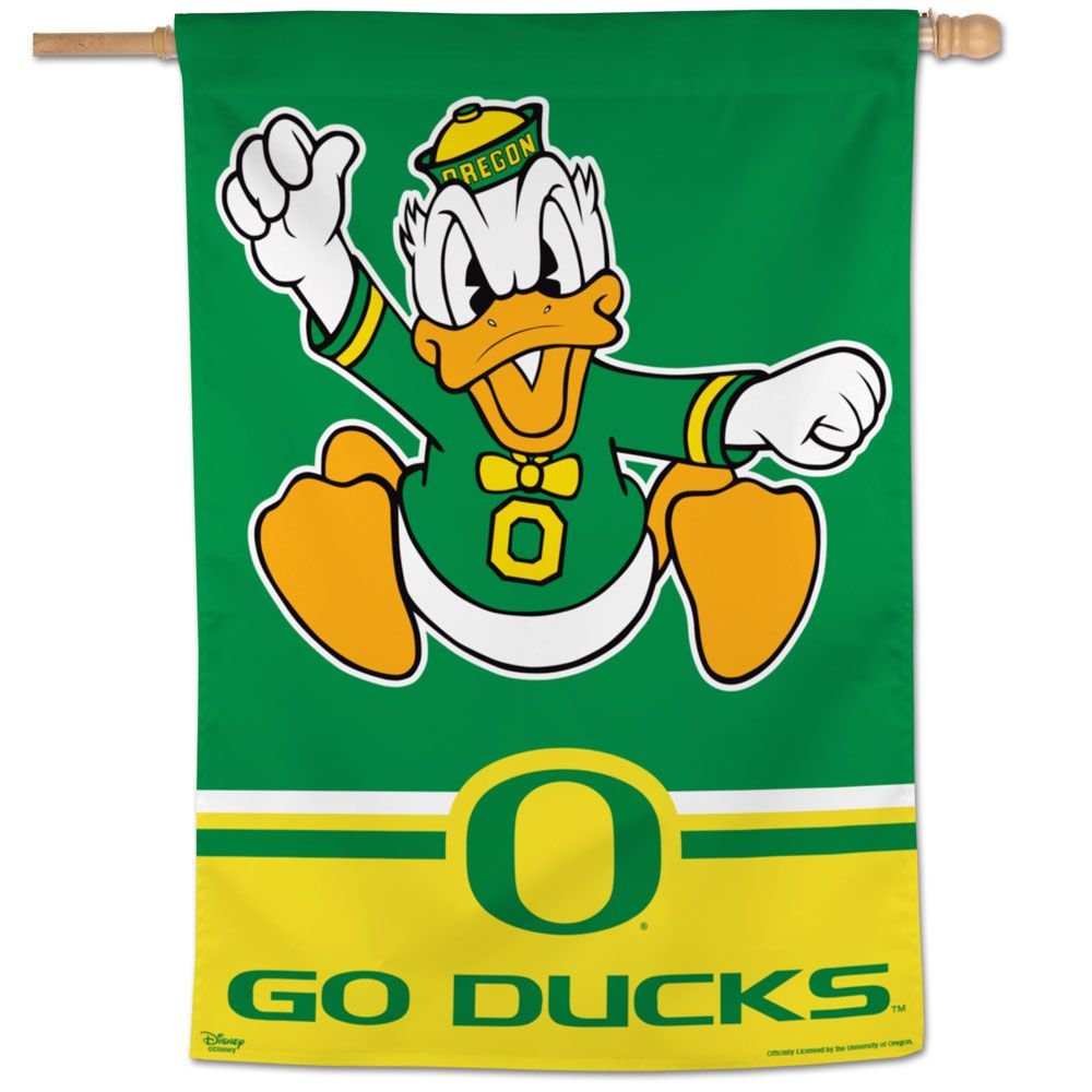 Oregon Ducks DONALD DUCK Vertical Flag Banner 28" x 40"