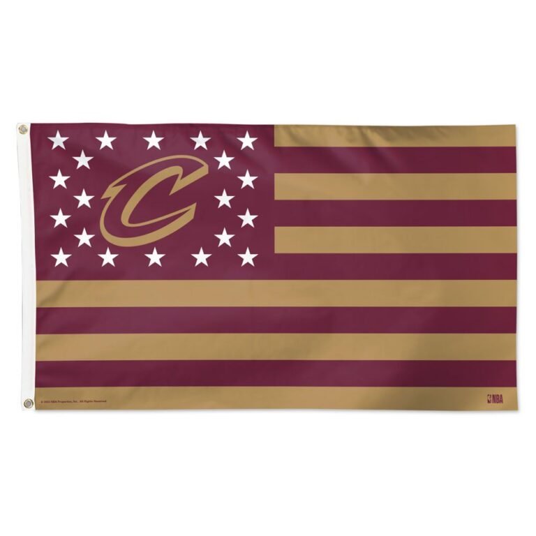 Cleveland Cavaliers stars and stripes Flag - Deluxe 3' X 5'