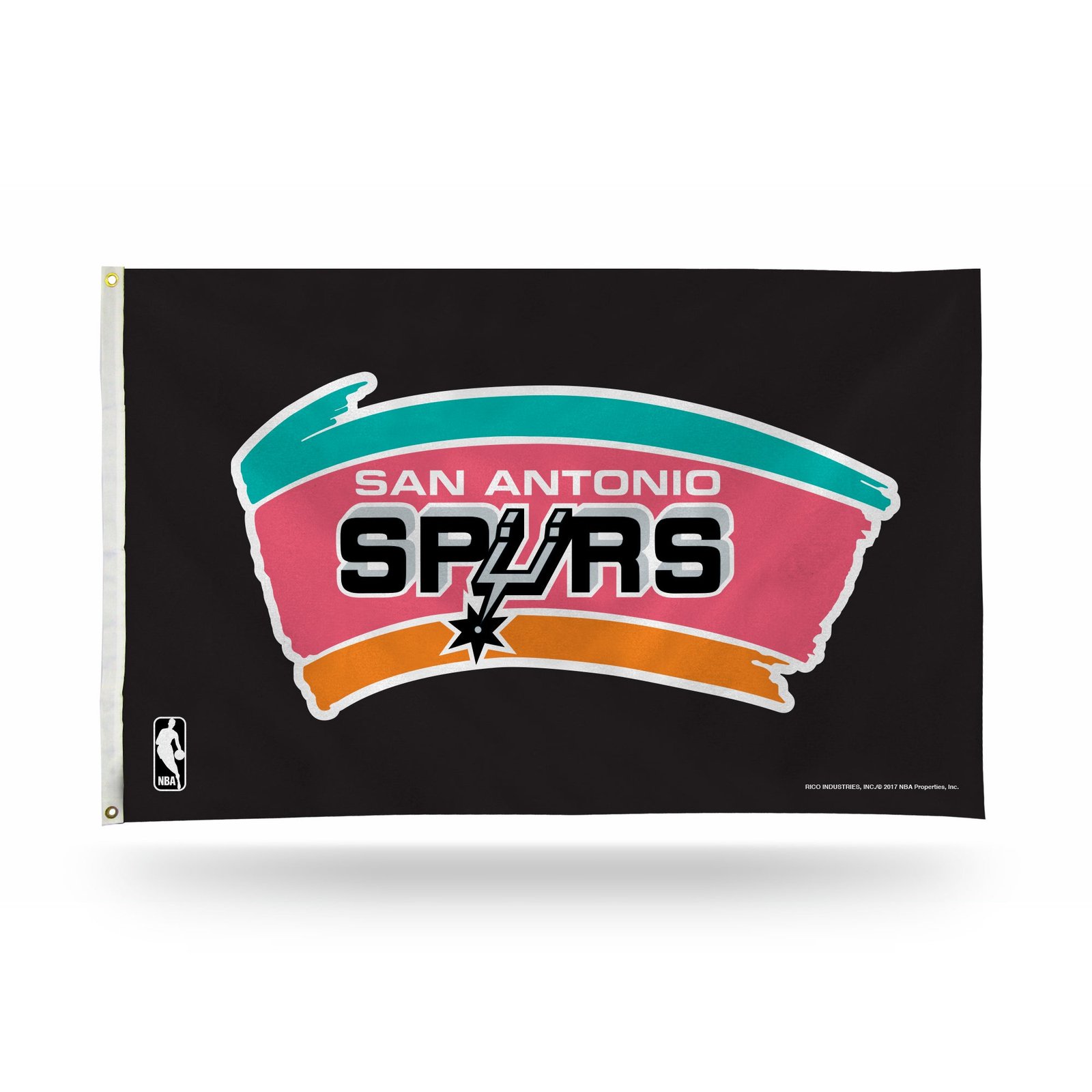 San Antonio Spurs Team Flag - Deluxe 3' X 5' Spurs Flag