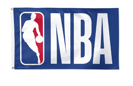 National Basketball Association Official NBA JERRY-WEST-LOGO Deluxe 3'x5' FLAG