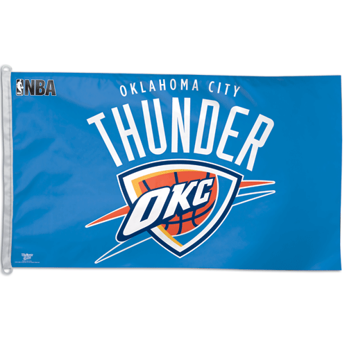 Oklahoma City Thunder NBA Flag