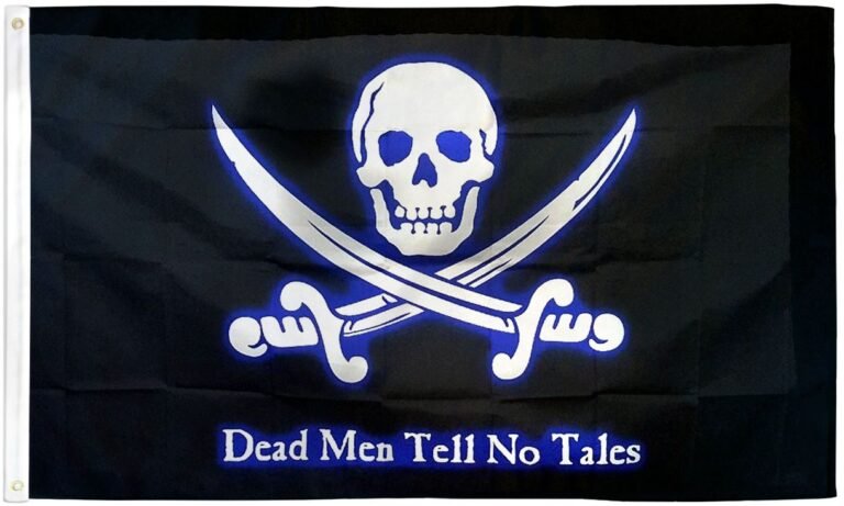 Dead Men Tell No Tales Pirate Flag 3x5ft Poly