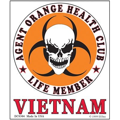 Veteran Agent Orange Window Sticker
