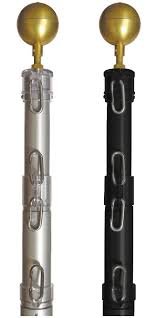 Black Anodized Telescoping 15' Flagpole