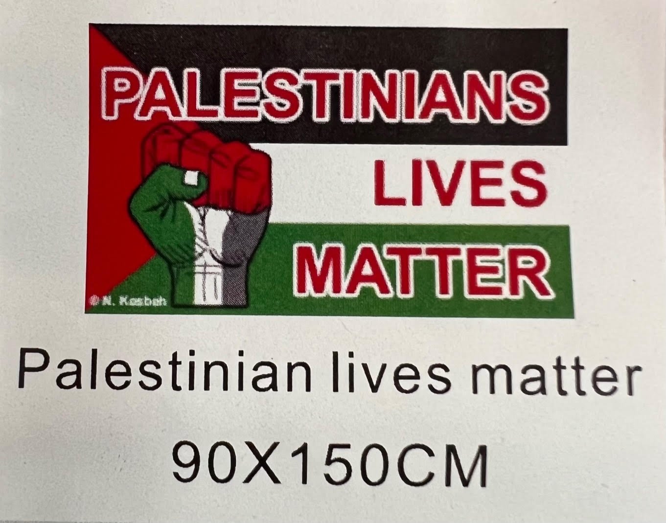 Palestinian Lives Matter Flag