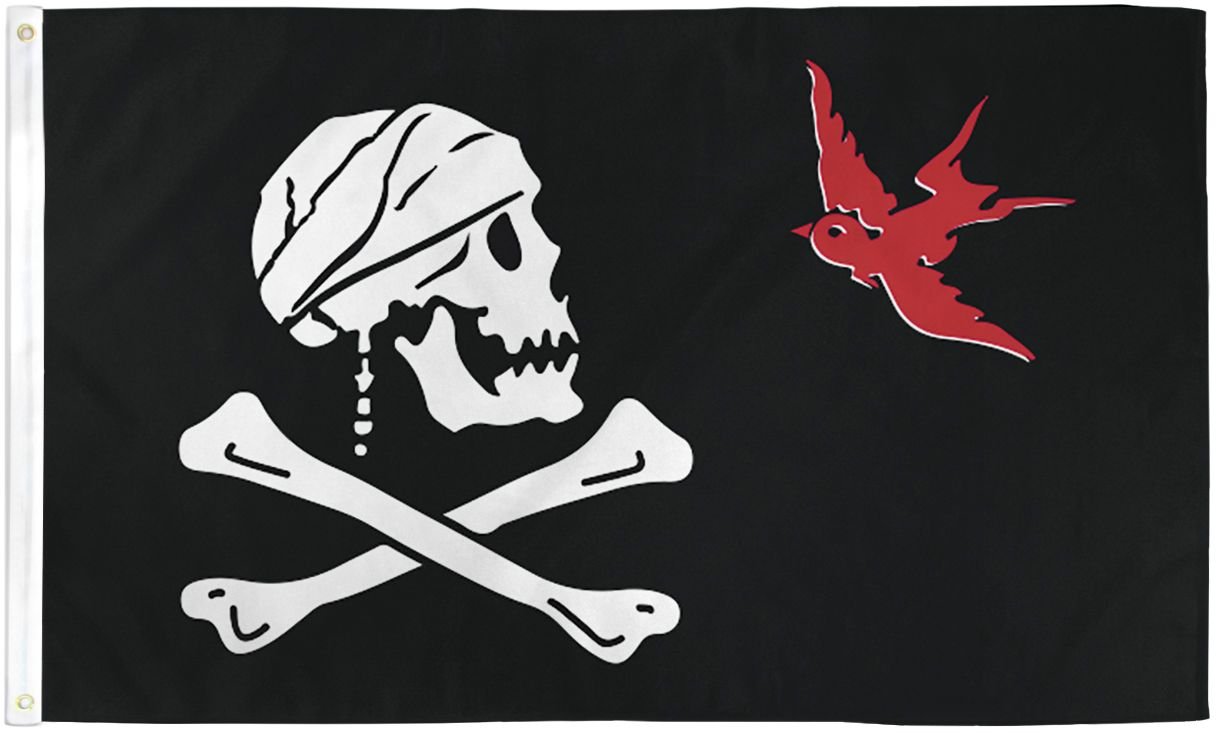 Pirate Sparrow Flag 3x5ft Poly